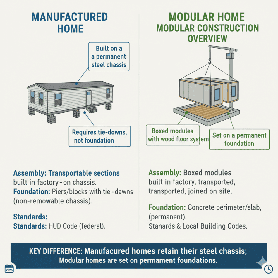 Manufactured vs Modular Construction Overview
