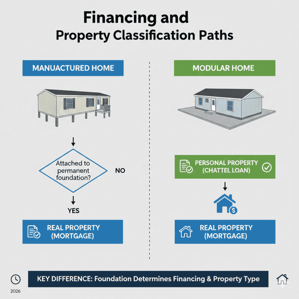 Financing and Property Classification Paths