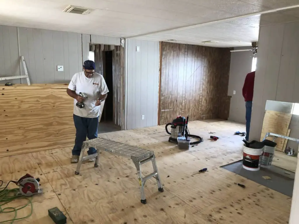 Repairing Damaged Suloor In A Mobile, Best Plywood For Flooring Mobile Home