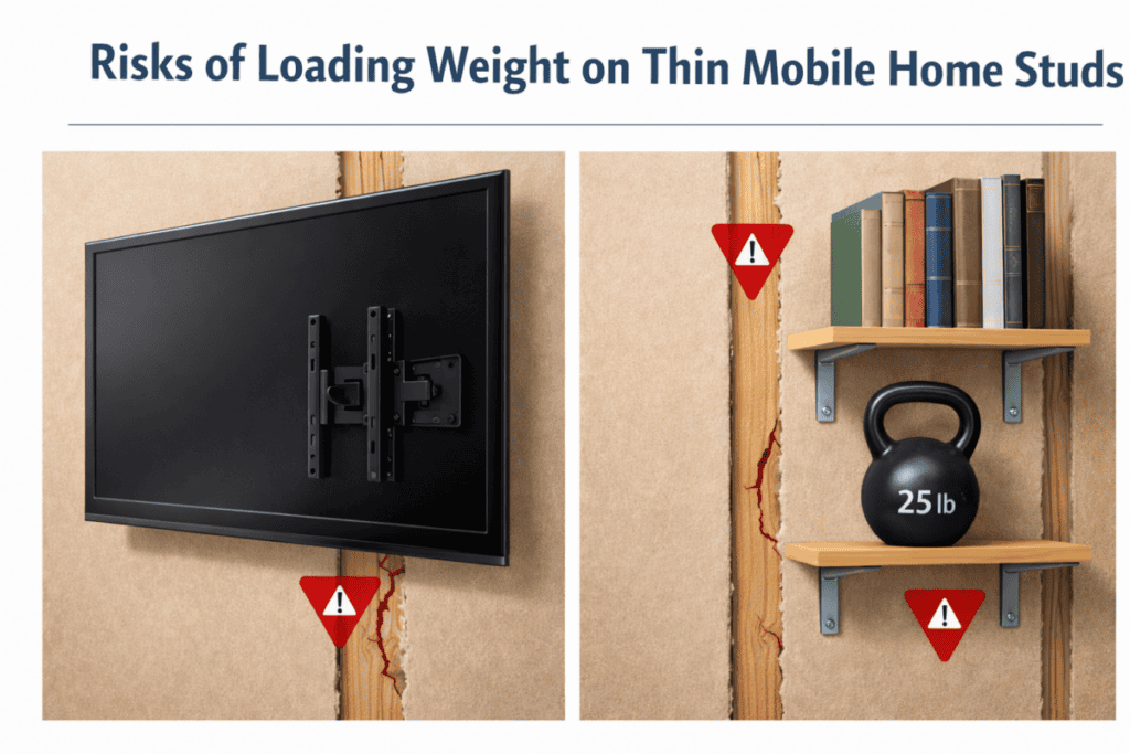 Hanging Weight on Thin Studs