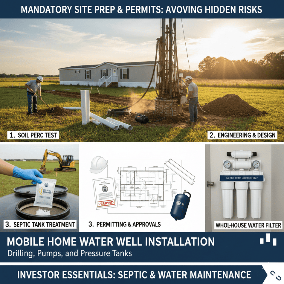 Mobile Home Septic and Well