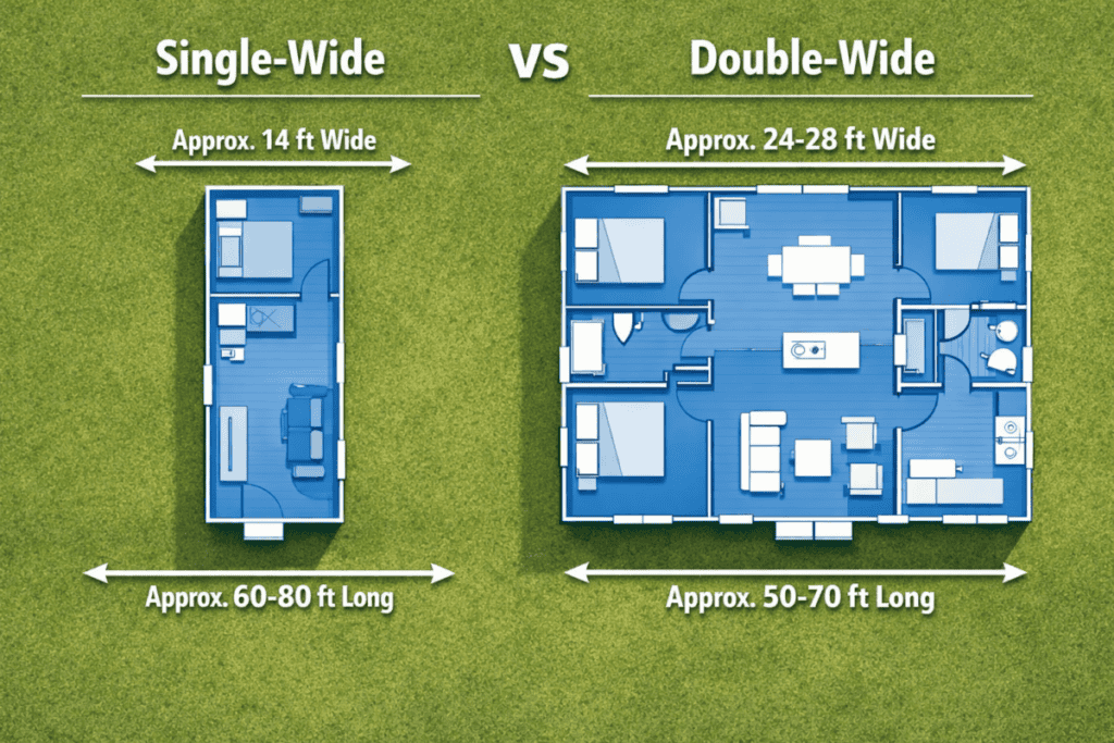 Single-Wide vs Double-Wide Footprint