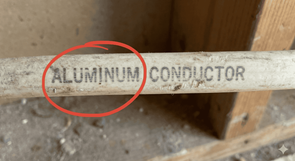 Identifying Aluminum Wiring Jacket