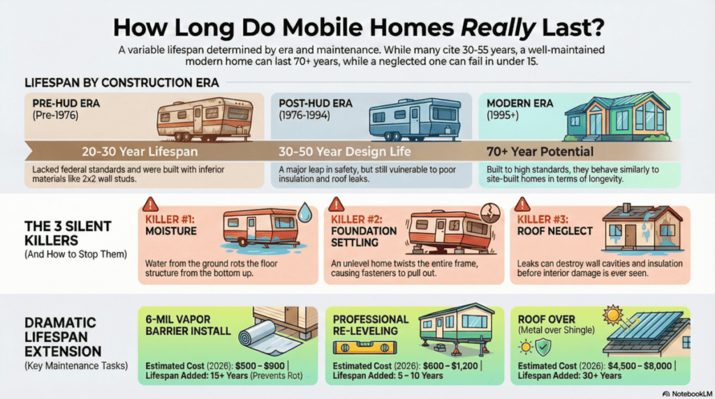 How Long Do Mobile Homes Last? The Brutal Truth About Realistic Lifespans