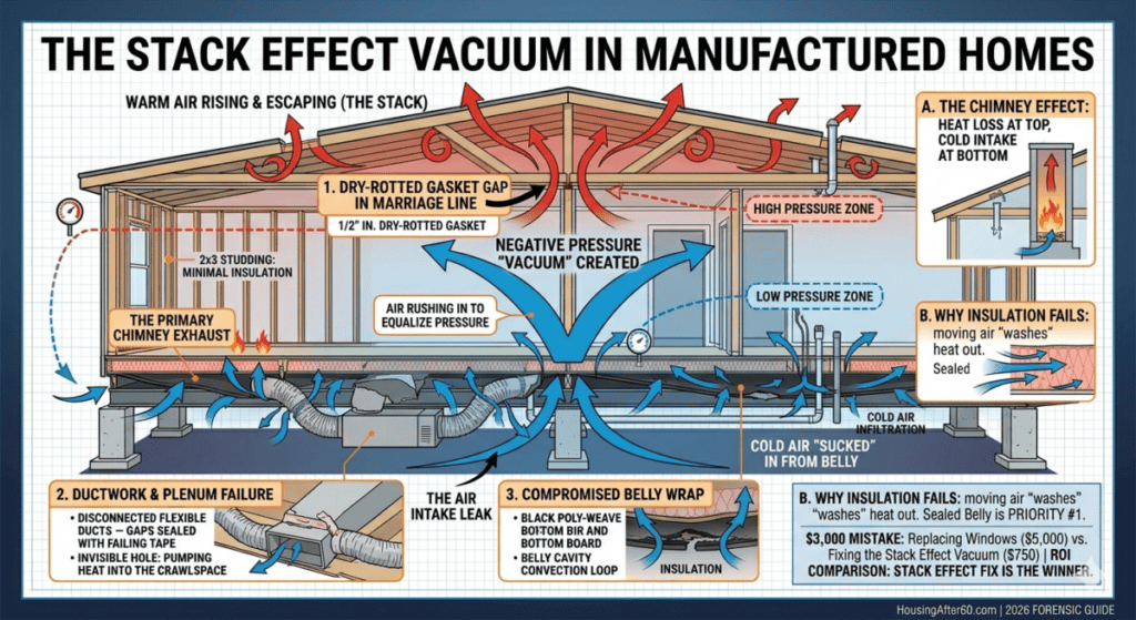 The Stack Effect Vacuum