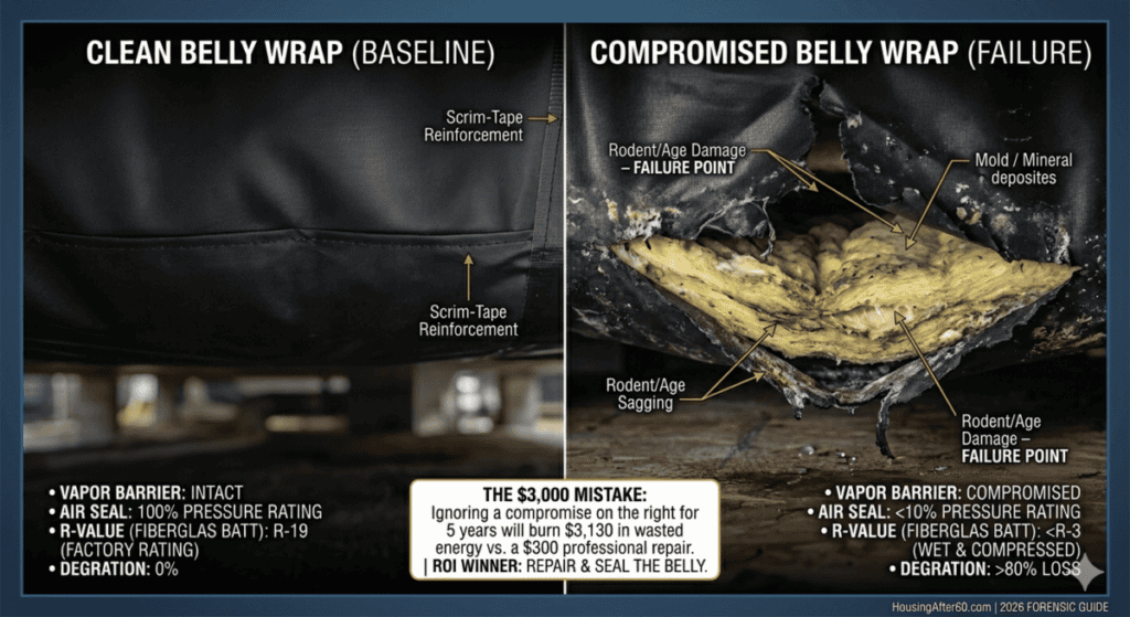 Belly Wrap Forensic View