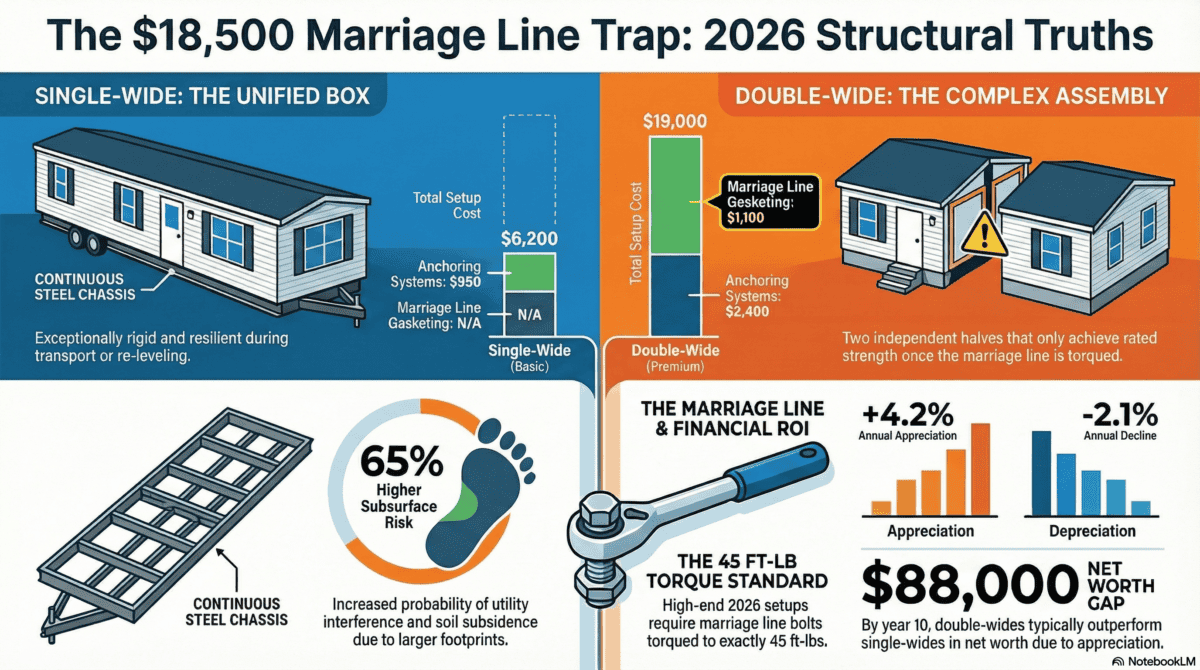 Double-Wide Marriage Line Trap