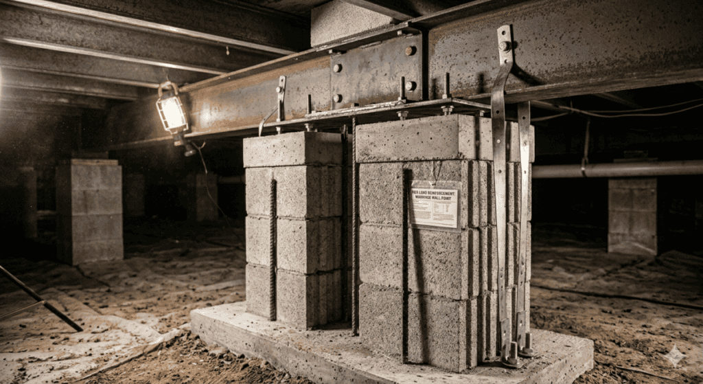 Pier Stack Reinforcement