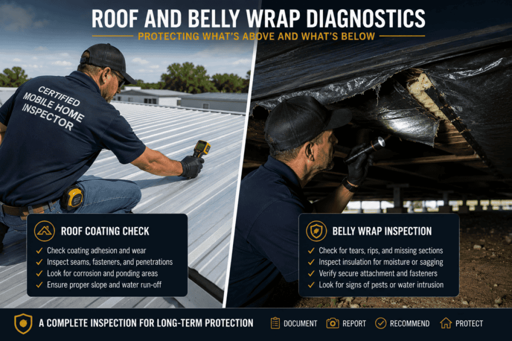 Roof and Belly Wrap Diagnostics