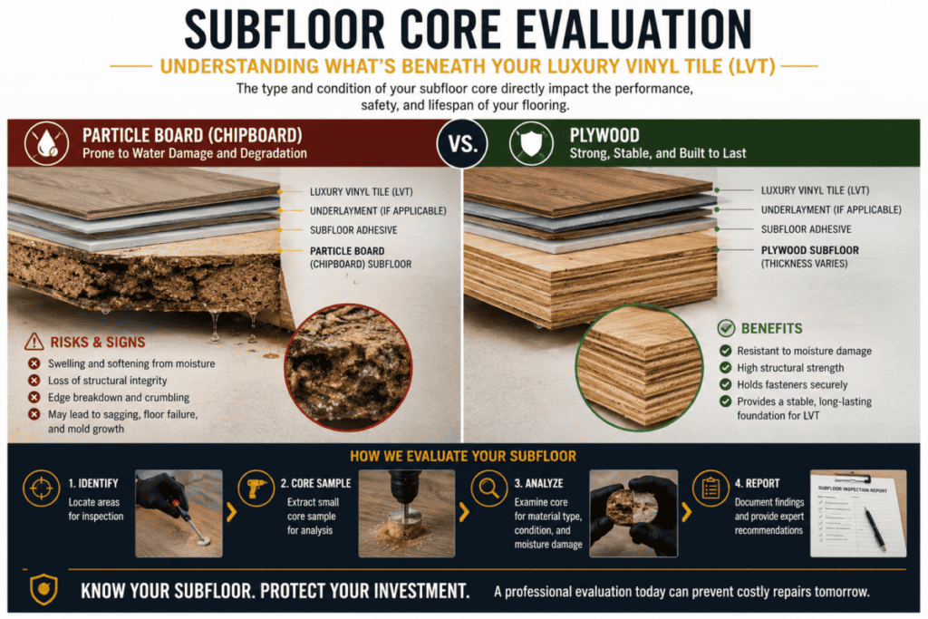 Subfloor Core Evaluation