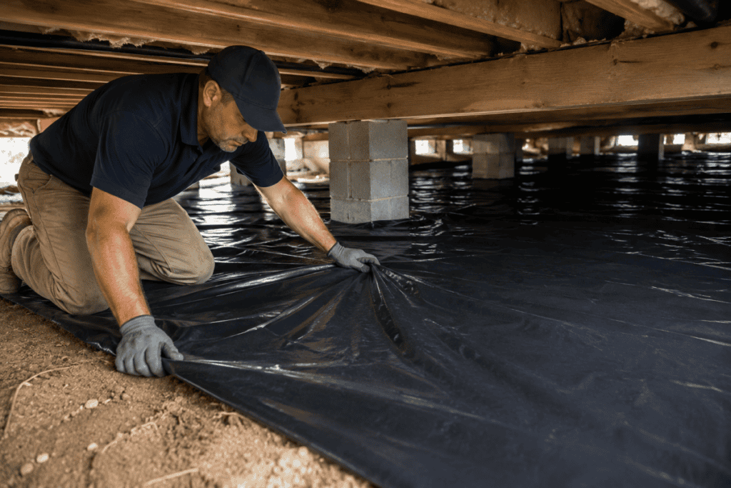 Vapor Barrier Installation