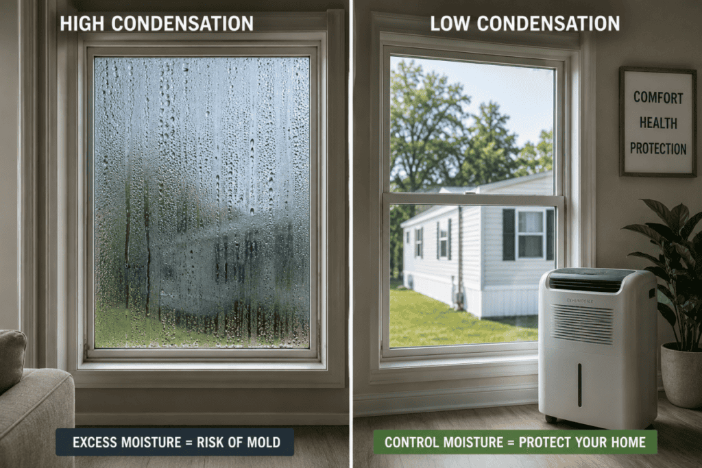 Window Condensation Contrast