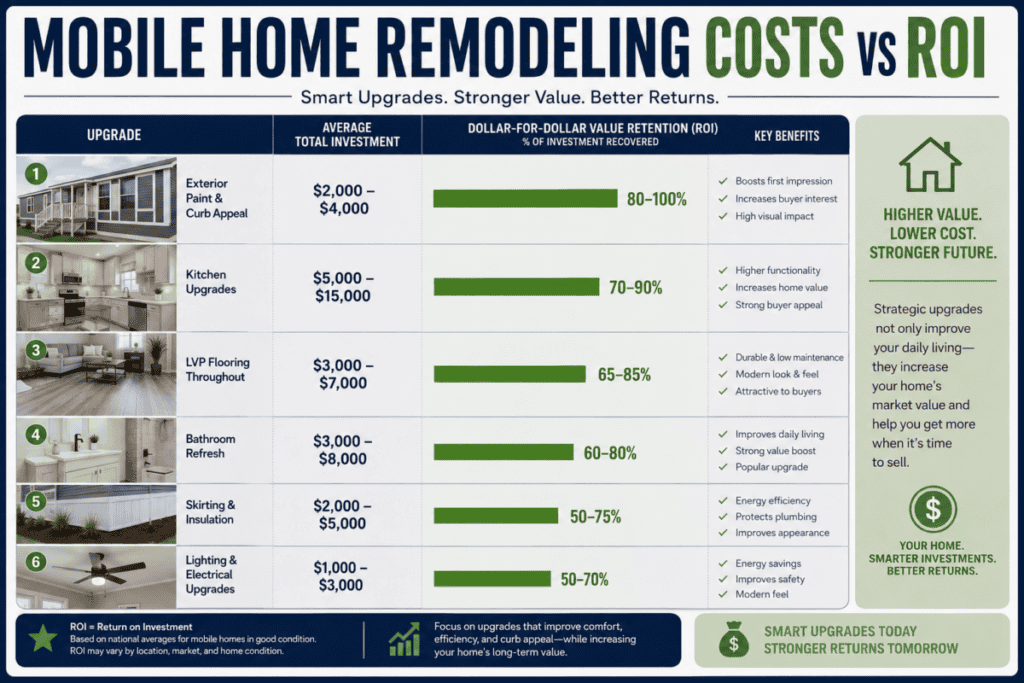 Mobile Home Remodeling Costs Vs ROI