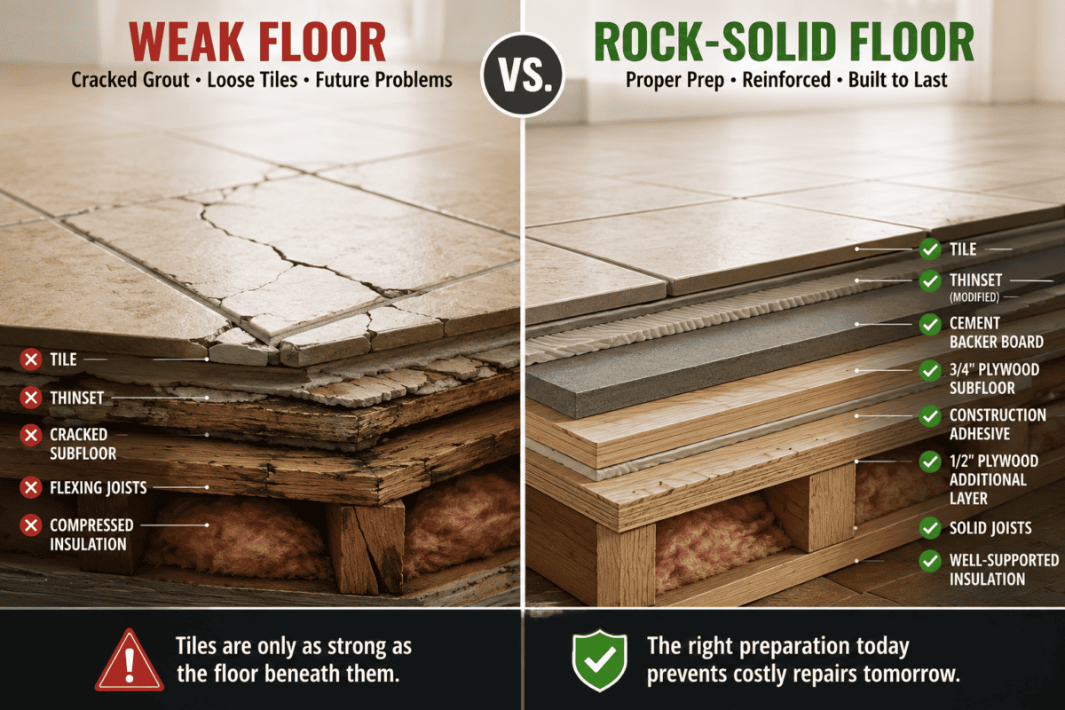 Tile Installation Breakdown