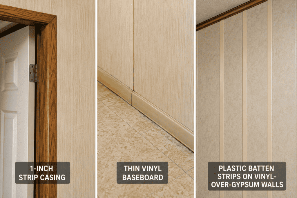 Dated Manufactured Home Trim Details