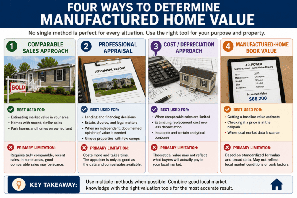 Four Ways to Determine Manufactured Home Value