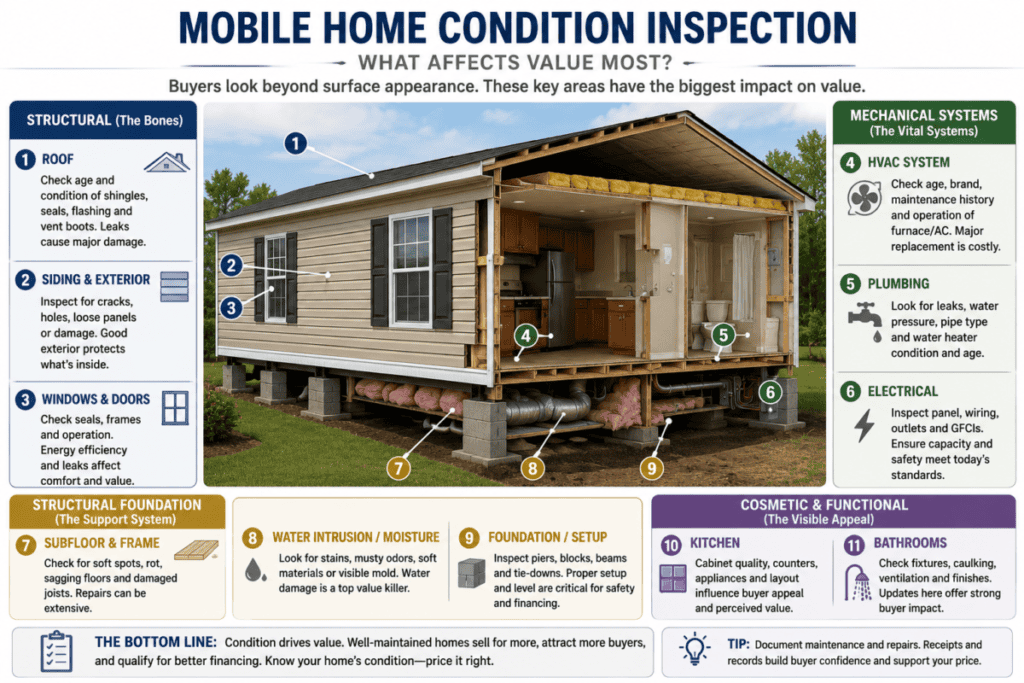 Mobile Home Condition Inspection — What Affects Value Most?