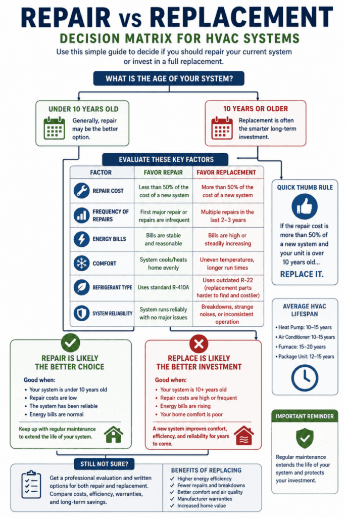 Repair vs Replacement Decision Matrix