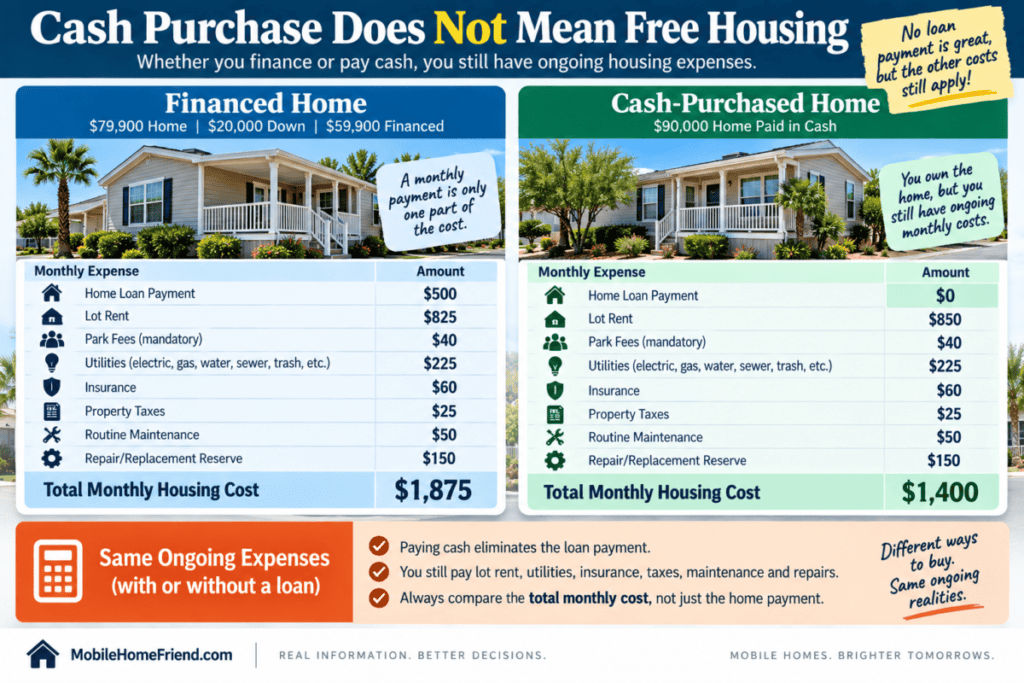 Cash Purchase Does Not Mean Free Housing