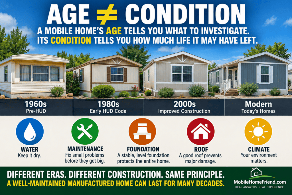 Mobile Home Lifespan — Age ≠ Condition