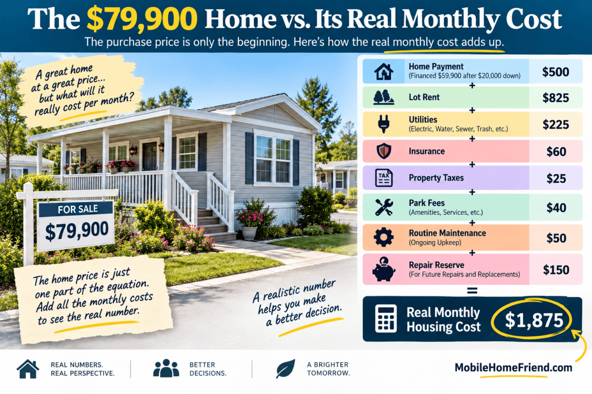 The $79,900 Home vs. Its Real Monthly Cost