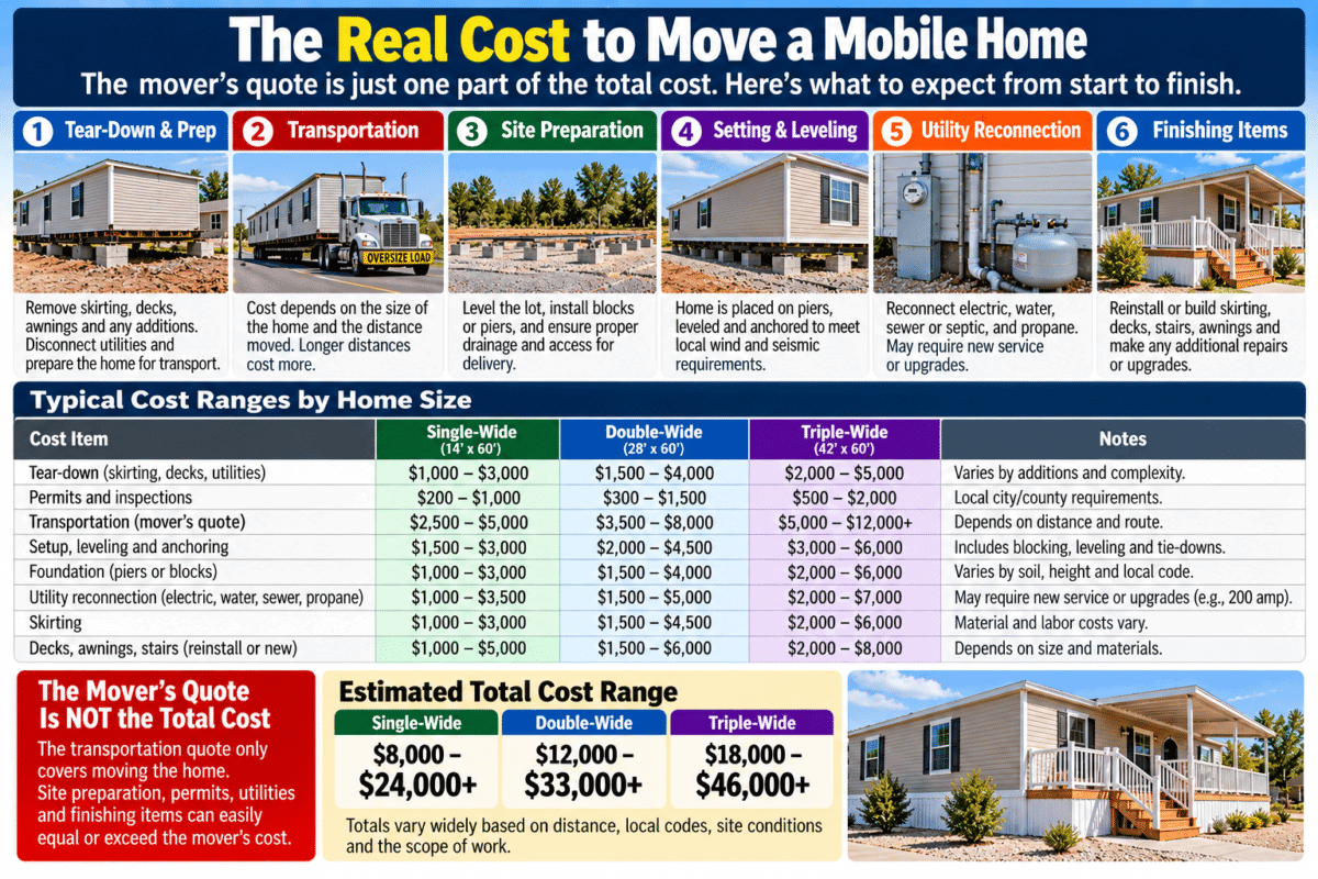 The Real Cost of Moving a Mobile Home